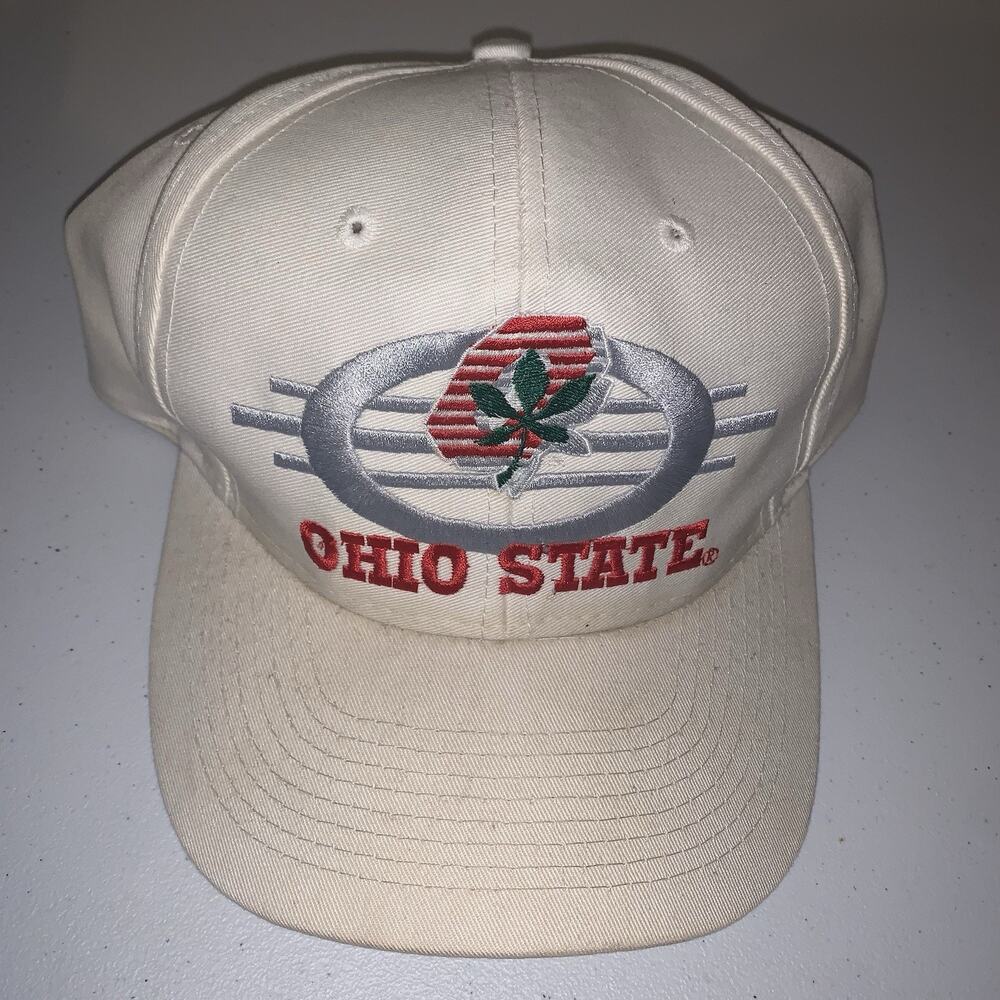 Vintage 90s Ohio State University Buckeyes Falcon Snapback Hat